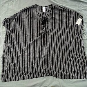 Time and Tru beach coverup